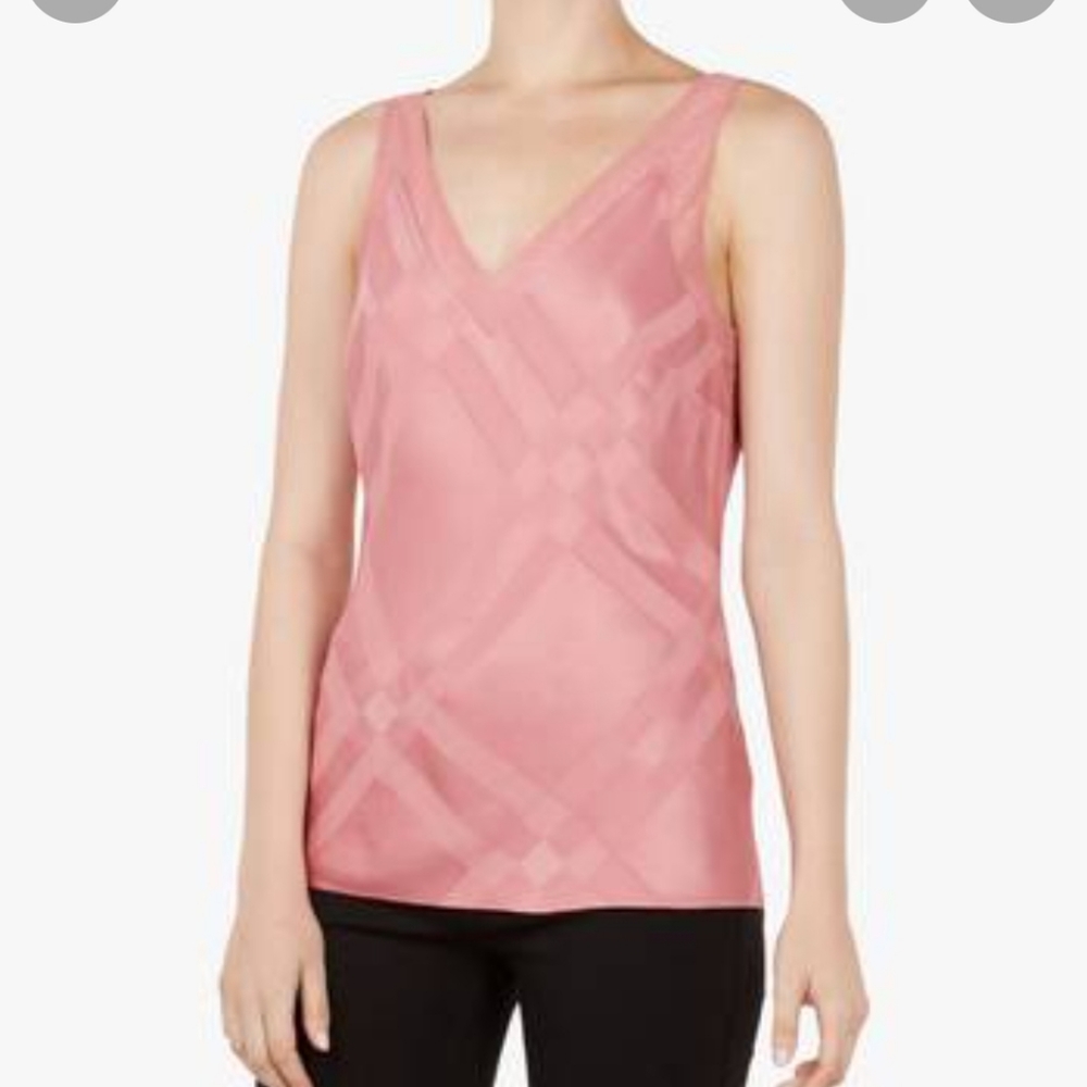 Ted Baker Elten V-Neck Cami tank top in pale pink